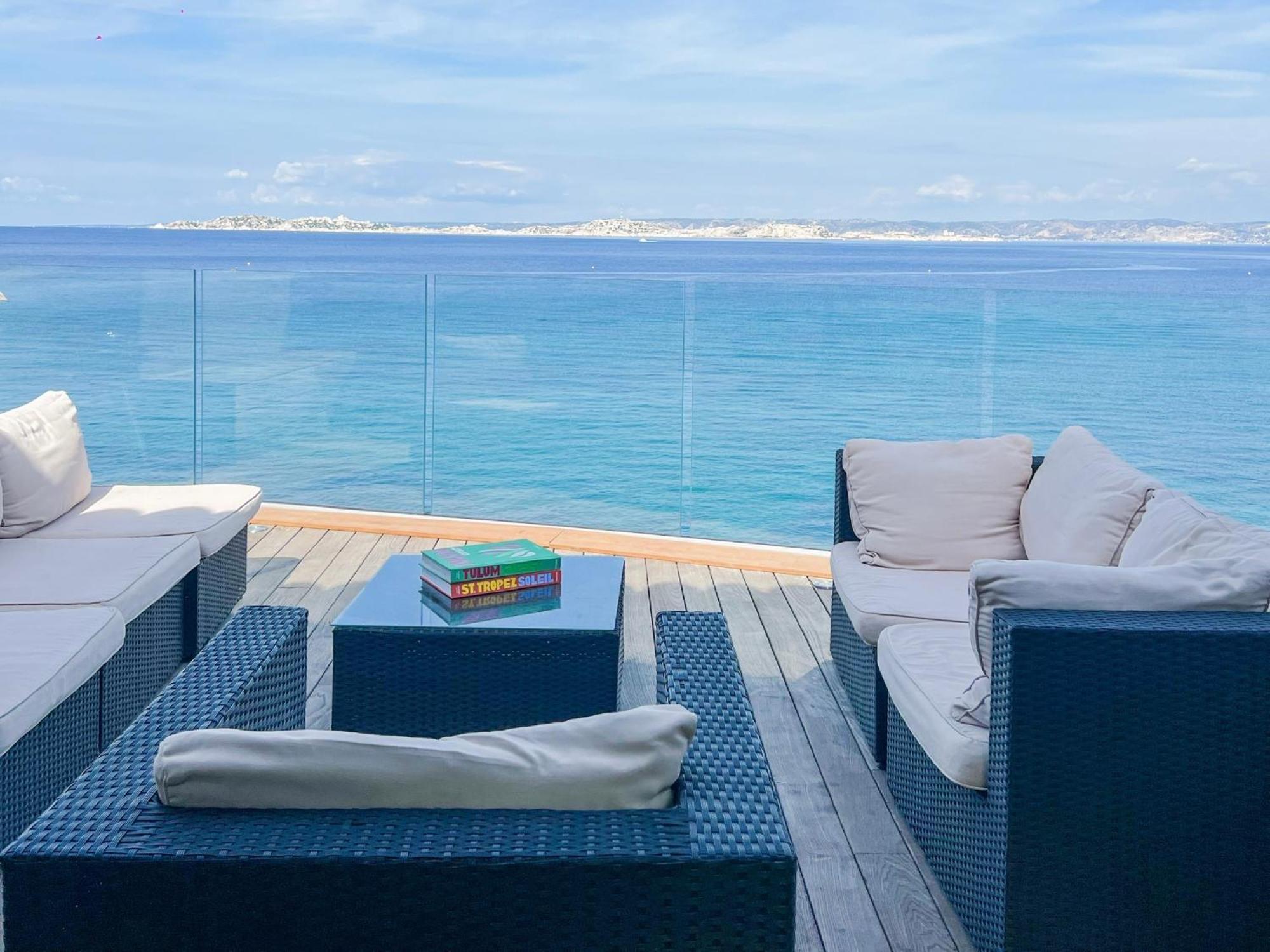 Villa Luxe Vue Mer Panoramique - Sauna-Hamam - Jacuzzi Marseille Kültér fotó